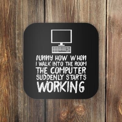 Funny Computer Starts Working Information Technology It Coaster