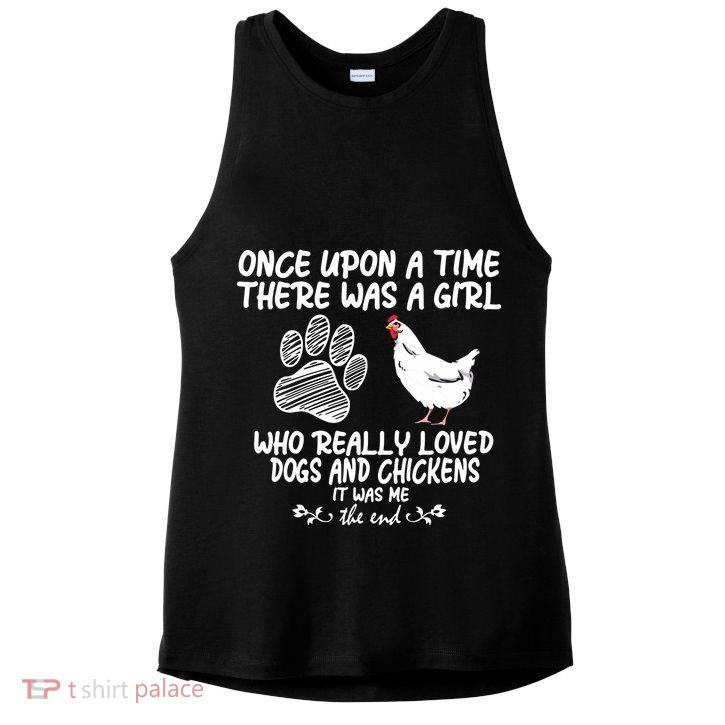 Funny Chicken Shirts For Women Funny Dog Tee Farmer Ladies PosiCharge Tri-Blend Wicking Tank