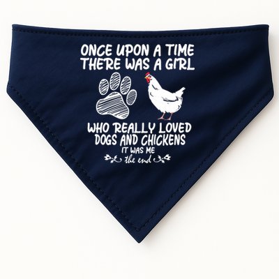 Funny Chicken Shirts For Women Funny Dog Tee Farmer USA-Made Doggie Bandana