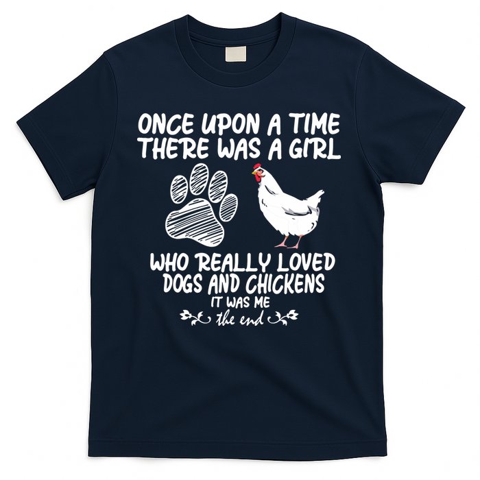 Funny Chicken Shirts For Women Funny Dog Tee Farmer T-Shirt