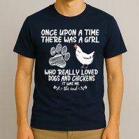Funny Chicken Shirts For Women Funny Dog Tee Farmer T-Shirt