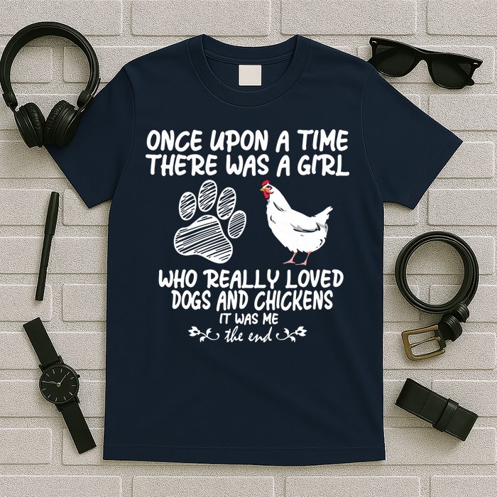 Funny Chicken Shirts For Women Funny Dog Tee Farmer T-Shirt