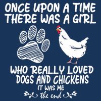 Funny Chicken Shirts For Women Funny Dog Tee Farmer T-Shirt