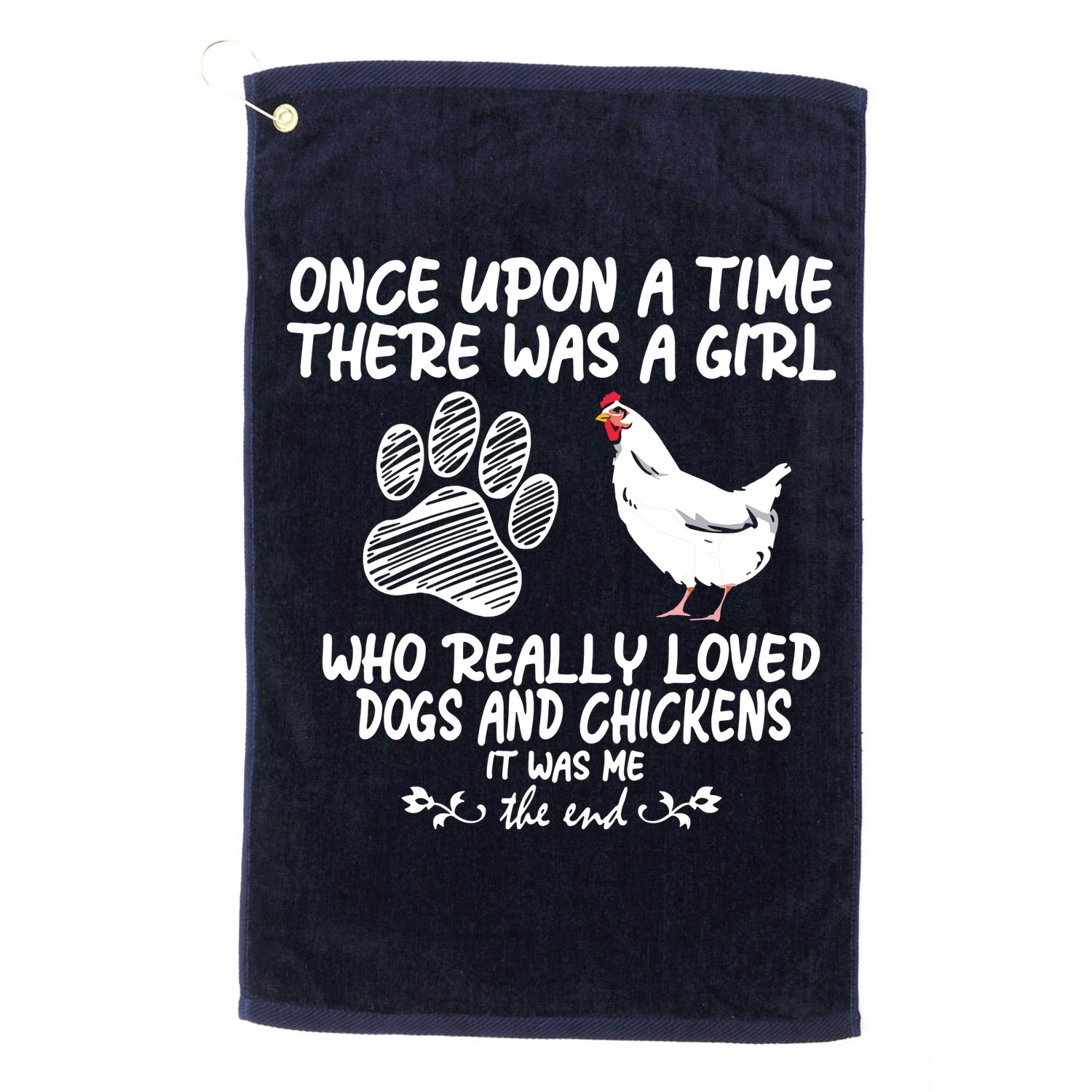 Funny Chicken Shirts For Women Funny Dog Tee Farmer Golf Towel