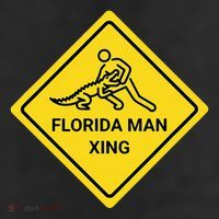 Florida Crossing Sign 11oz C Handle Ceramic Mug