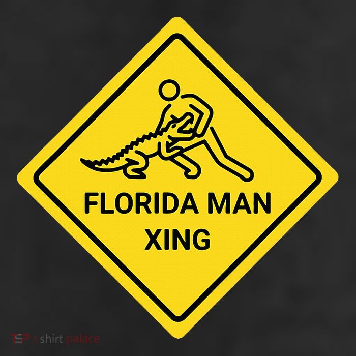 Florida Crossing Sign 11oz C Handle Ceramic Mug
