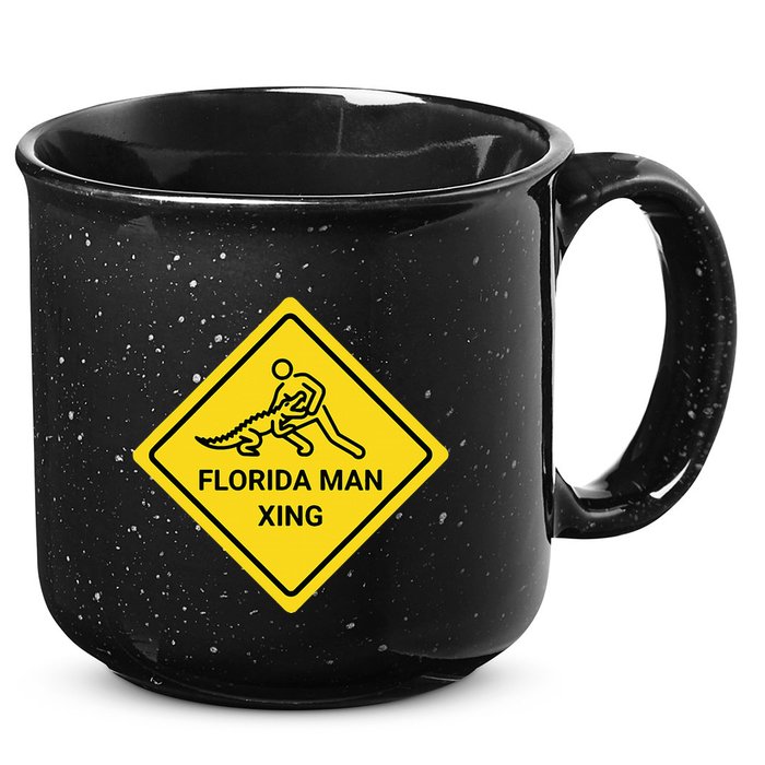 Florida Crossing Sign 15oz Campfire Ceramic Mug