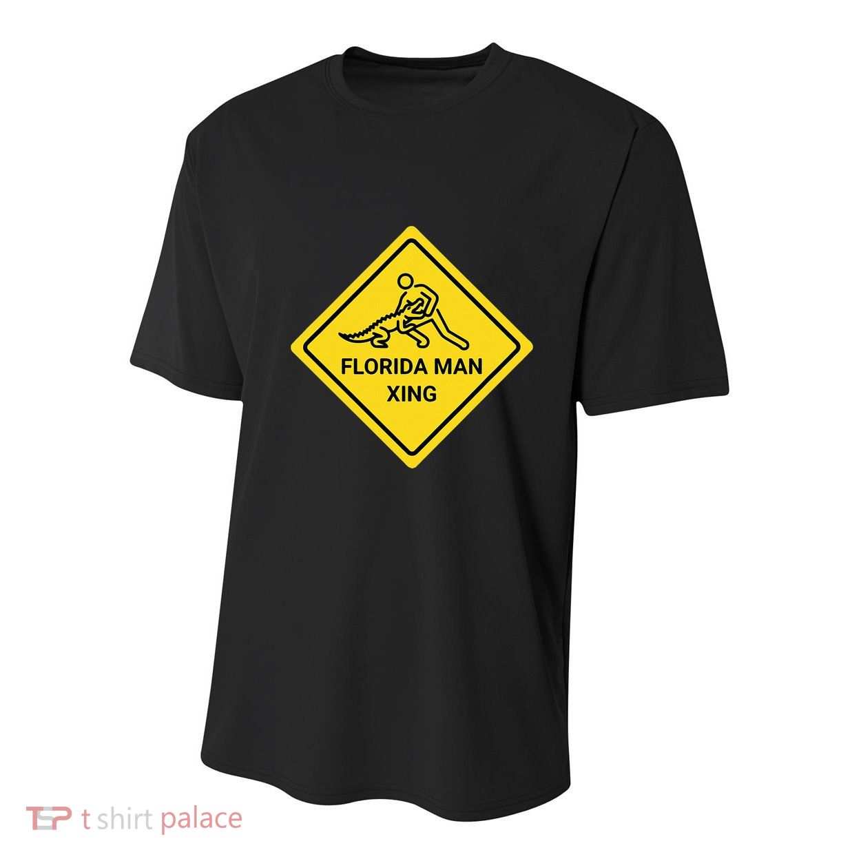 Florida Crossing Sign Youth Performance Sprint T-Shirt