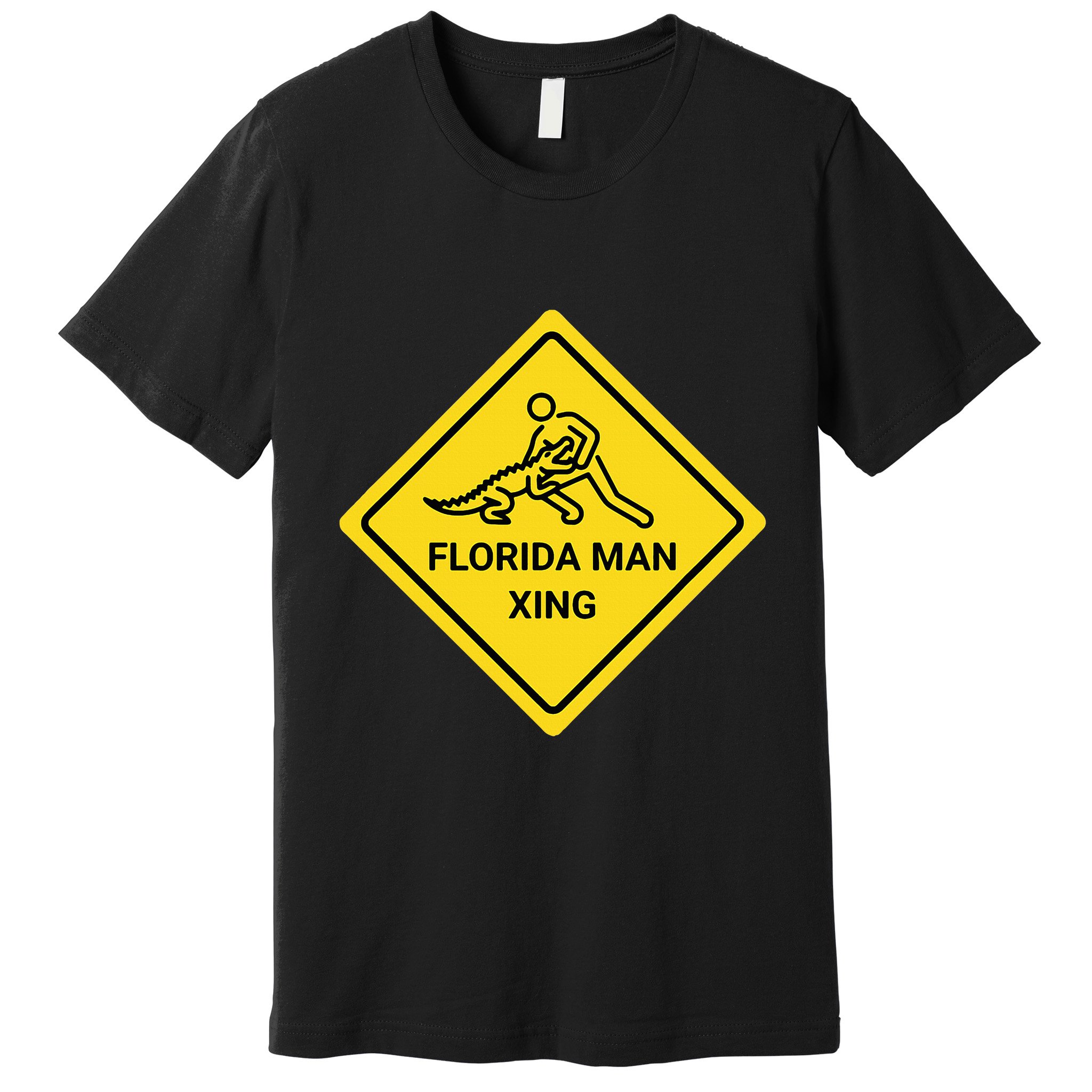 Florida Crossing Sign Premium T-Shirt