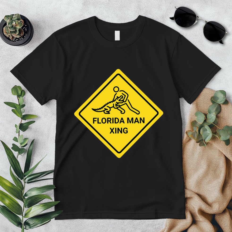 Florida Crossing Sign Premium T-Shirt