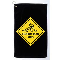Florida Crossing Sign Golf Towel
