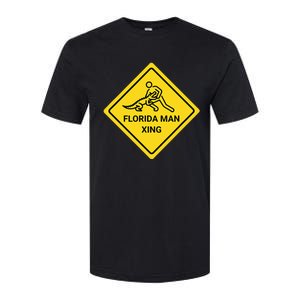 Florida Crossing Sign Softstyle CVC T-Shirt