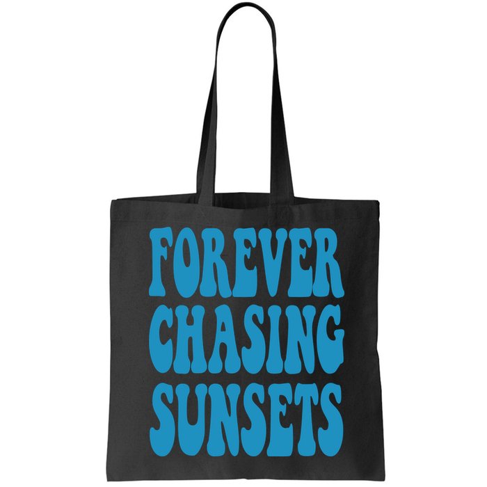 Forever Chasing Sunsets Retro Summer Bag