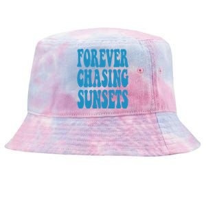 Forever Chasing Sunsets Retro Summer Tie-Dyed Bucket Hat