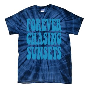 Forever Chasing Sunsets Retro Summer Tie-Dye T-Shirt