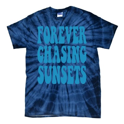 Forever Chasing Sunsets Retro Summer Tie-Dye T-Shirt