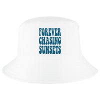 Forever Chasing Sunsets Retro Summer Cool Comfort Performance Bucket Hat