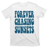 Forever Chasing Sunsets Retro Summer T-Shirt