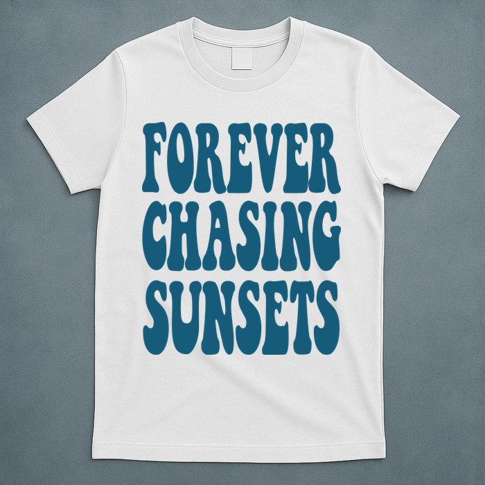 Forever Chasing Sunsets Retro Summer T-Shirt