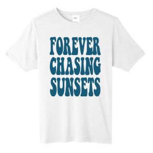 Forever Chasing Sunsets Retro Summer Tall Fusion ChromaSoft Performance T-Shirt