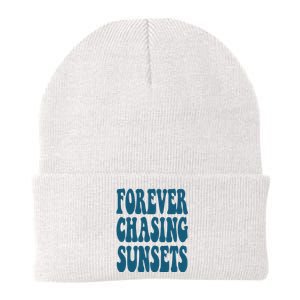 Forever Chasing Sunsets Retro Summer Knit Cap Winter Beanie