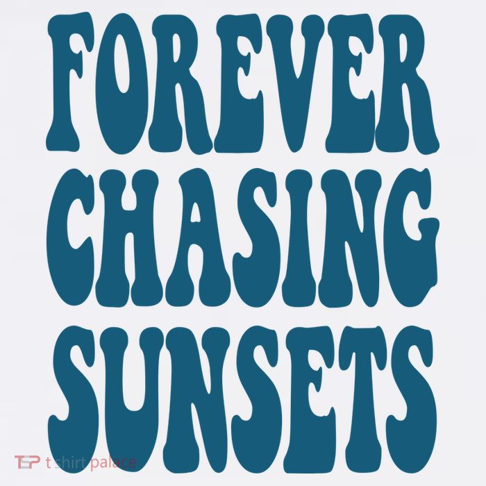Forever Chasing Sunsets Retro Summer Poster