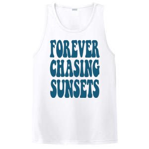 Forever Chasing Sunsets Retro Summer PosiCharge Competitor Tank