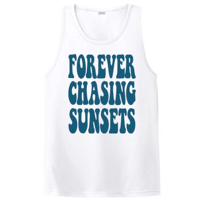 Forever Chasing Sunsets Retro Summer PosiCharge Competitor Tank