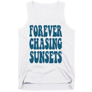 Forever Chasing Sunsets Retro Summer Tank Top