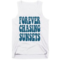 Forever Chasing Sunsets Retro Summer Tank Top