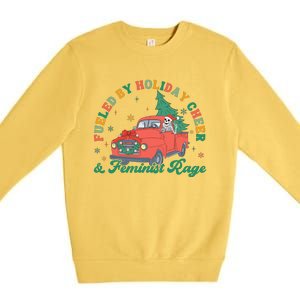 Feminist Christmas Sweater Feminist Rage Premium Crewneck Sweatshirt