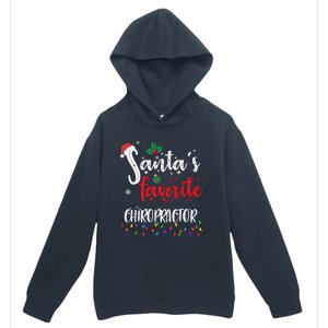 Funny Christmas SantaS Favorite Chiropractor Xmas Great Gift Urban Pullover Hoodie