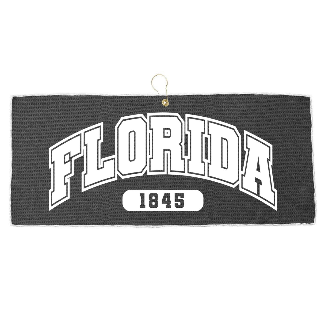 Florida Collegiate Style 1845 Large Microfiber Waffle Golf Towel