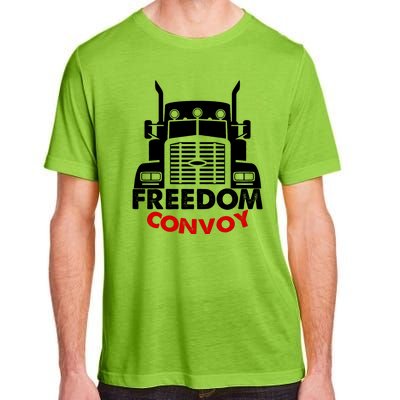 Freedom Convoy Support Truckers Adult ChromaSoft Performance T-Shirt