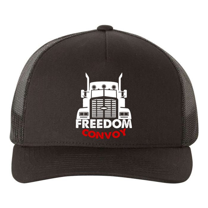 Freedom Convoy Support Truckers Yupoong Adult 5-Panel Trucker Hat