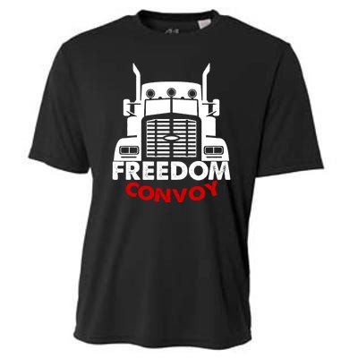 Freedom Convoy Support Truckers Cooling Performance Crew T-Shirt