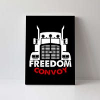 Freedom Convoy Support Truckers Canvas