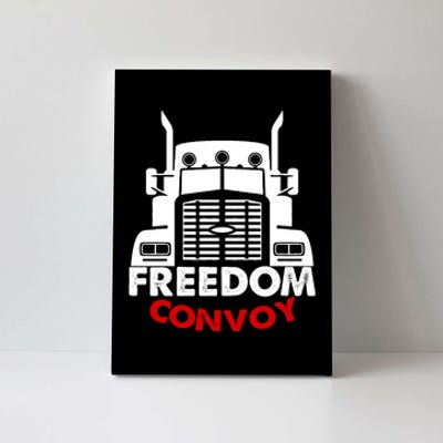 Freedom Convoy Support Truckers Canvas