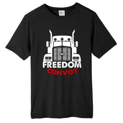 Freedom Convoy Support Truckers Tall Fusion ChromaSoft Performance T-Shirt