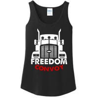 Freedom Convoy Support Truckers Ladies Essential Tank