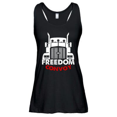 Freedom Convoy Support Truckers Ladies Essential Flowy Tank