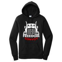 Freedom Convoy Support Truckers Women's Pullover Hoodie