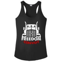 Freedom Convoy Support Truckers Ladies PosiCharge Competitor Racerback Tank