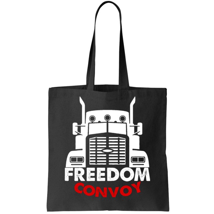 Freedom Convoy Support Truckers Tote Bag