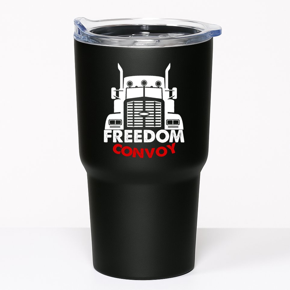 Freedom Convoy Support Truckers Tumbler