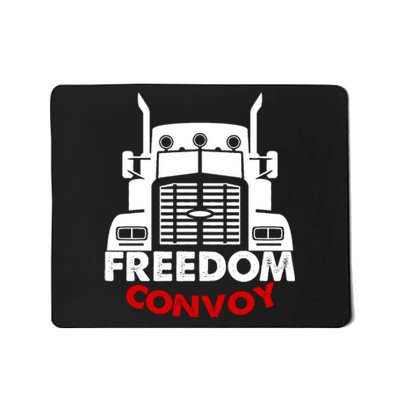 Freedom Convoy Support Truckers Mousepad