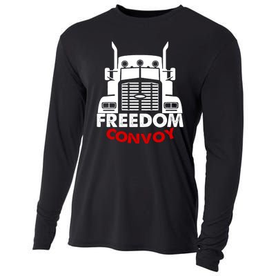 Freedom Convoy Support Truckers Cooling Performance Long Sleeve Crew