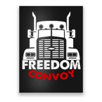 Freedom Convoy Support Truckers Poster