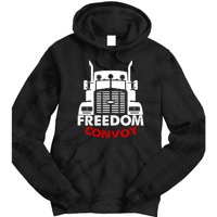 Freedom Convoy Support Truckers Tie Dye Hoodie