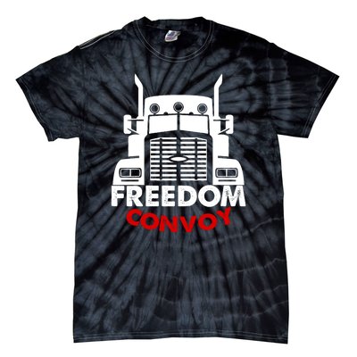 Freedom Convoy Support Truckers Tie-Dye T-Shirt